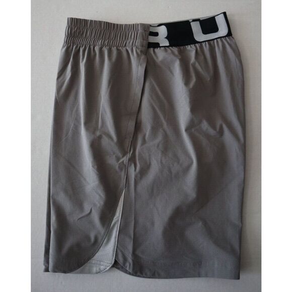 Under Armour 1373727-066 Men's Sz L Gray/White UA Elevated Woven Graphic Shorts - Picture 7 of 7